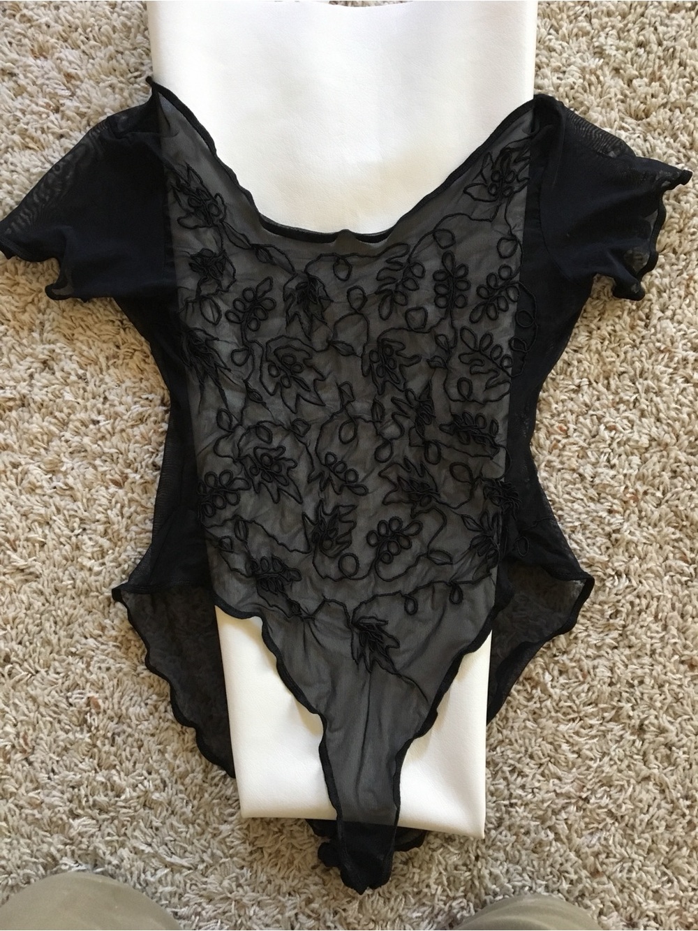 VINTAGE BLACK BODY SUIT